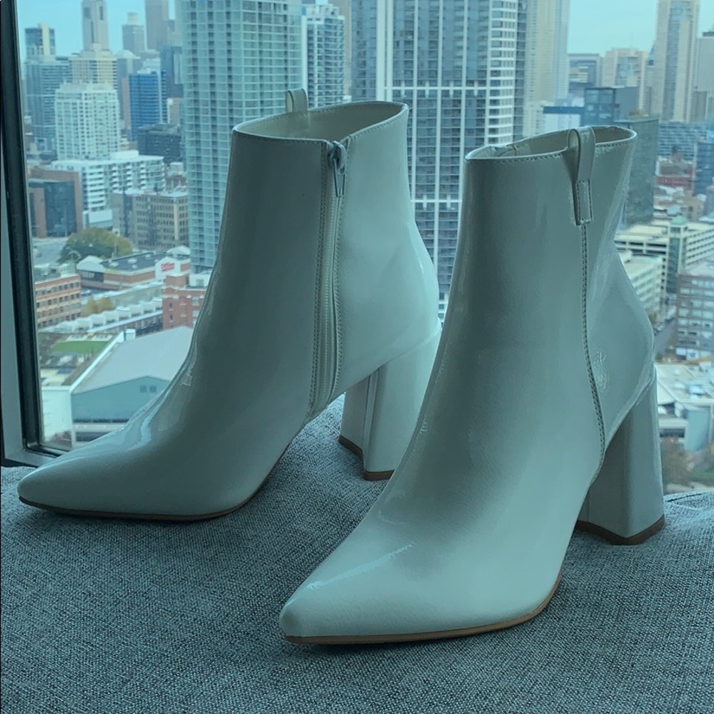 Block ‘Em Out Wide Fit Ankle Boots - Never worn